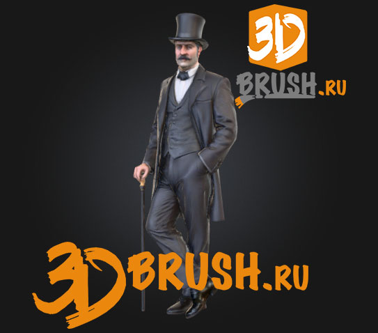 3d-model-of-a-man-dressed-in-victorian-era-skachat-besplatno