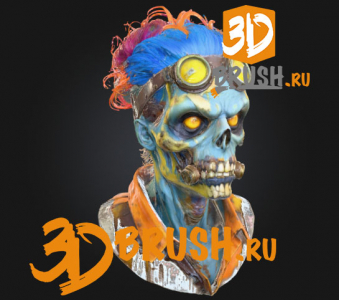 Cyberpunk Zombie Portrait #Halloween2025#