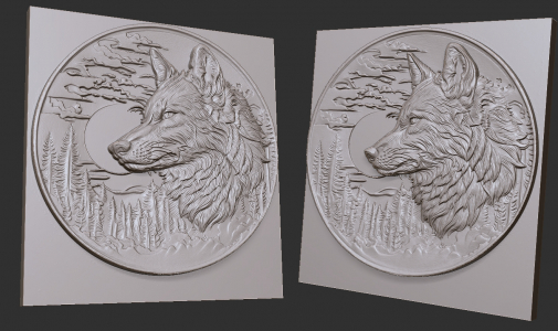3d wolf волк 8