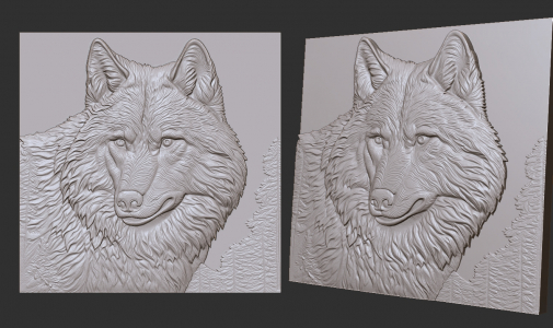 3d wolf волк7