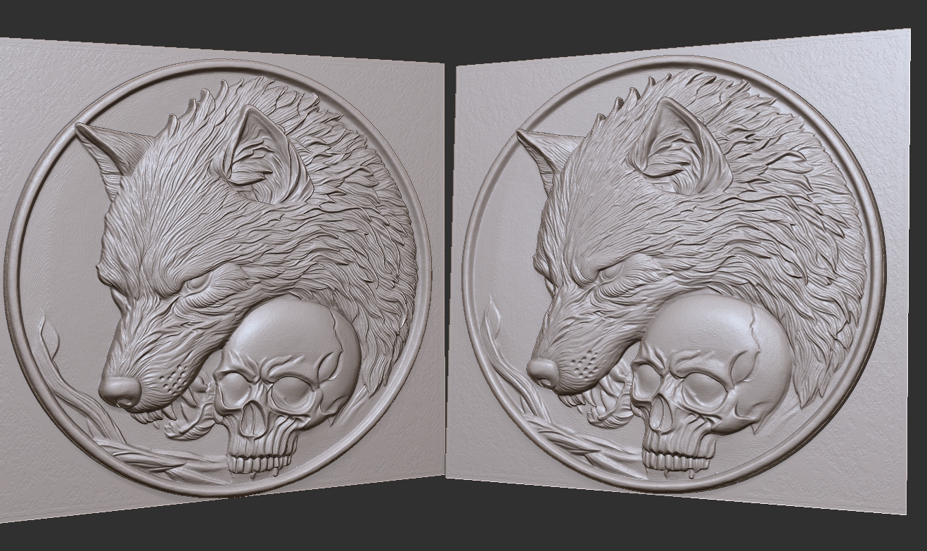 angry-wolf-with-skull-coin-3d-model-for-cnc-laser-or-engraving