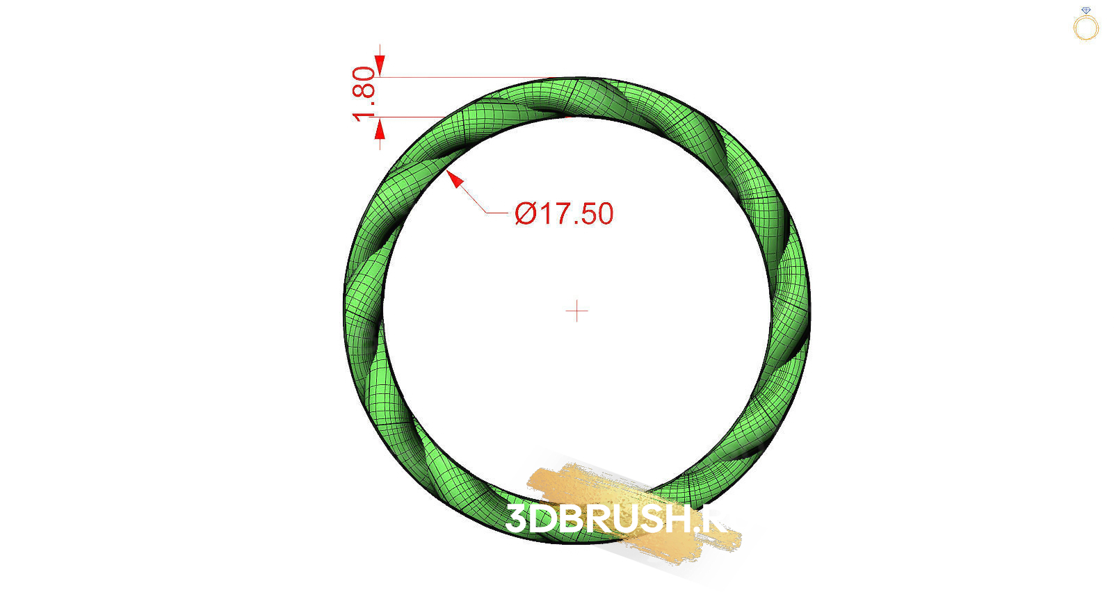 cuban-chain-ring-v3-3d-print-model