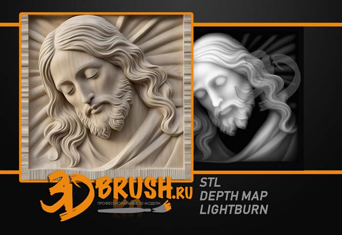 face-of-jesus-iisus-lik-2-dlya-chpu-skachat-3d-model