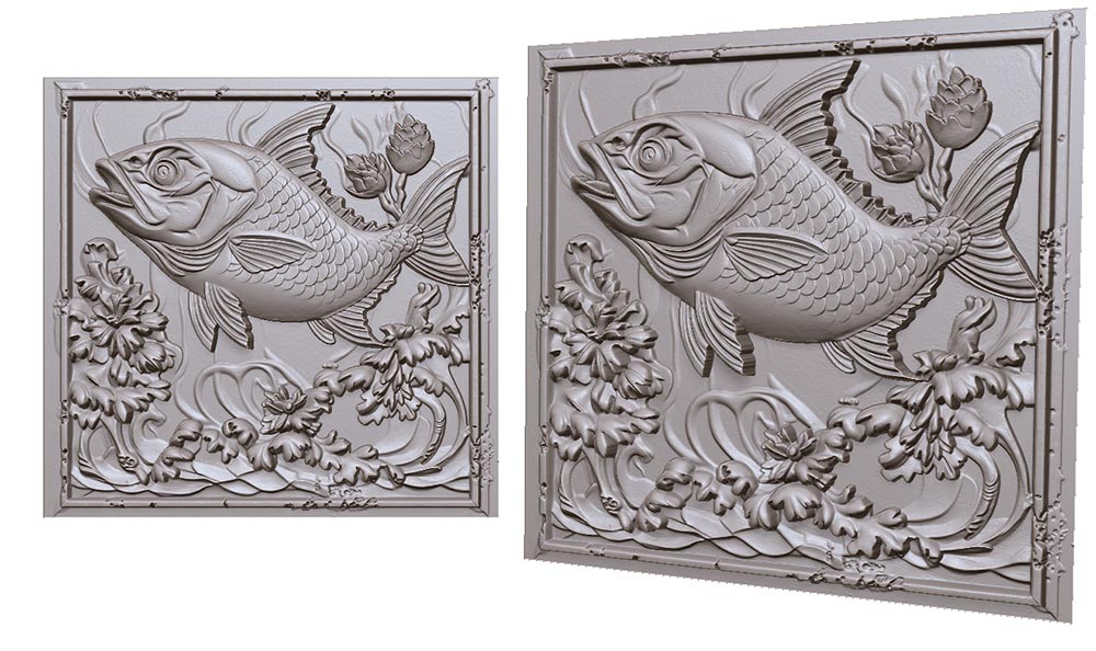 fish-picture-3d-model-for-cnc-or-engraving-ryba-kartina-iz-vody-3d-model