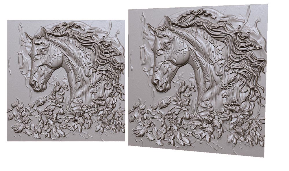 griva-loshadi-v-listve-horse-in-foliage-3d-model-for-cnc-or-engraving