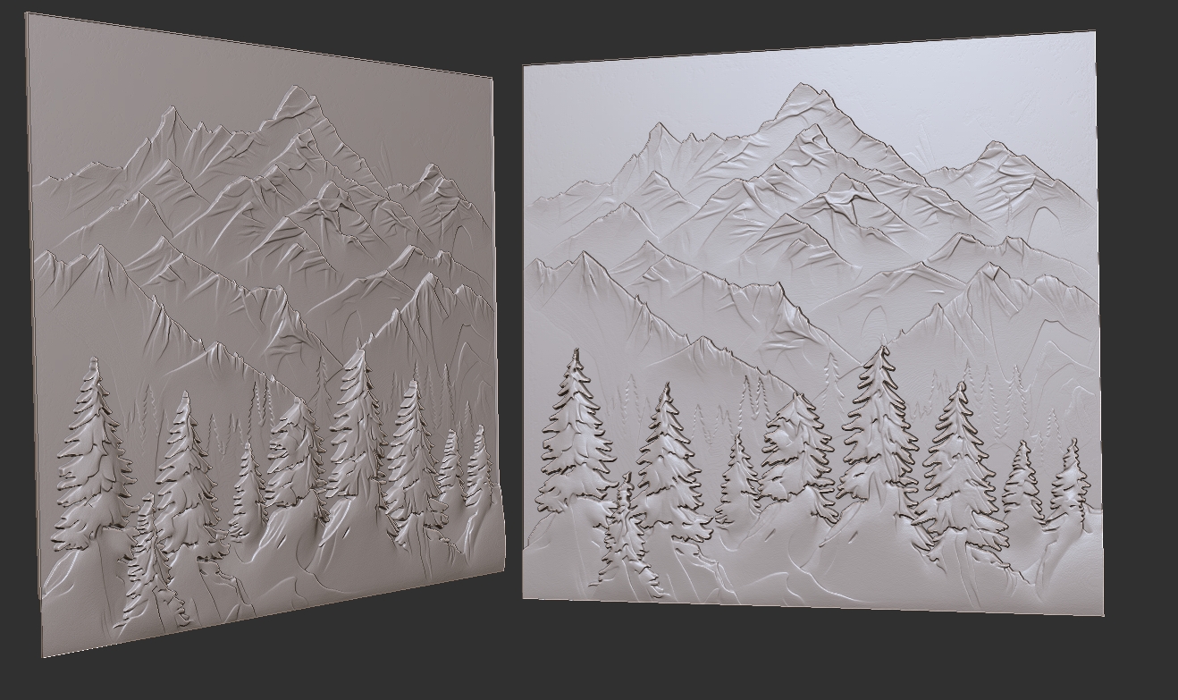 high-mountains-pine-trees-3d-model-for-cnc-laser-engraving