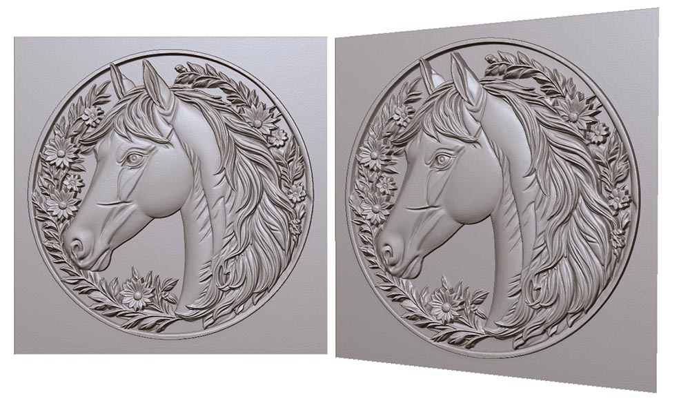 horse-in-flowers-in-a-circle-3d-model-for-cnc-or-engraving-loshadka-v-cvetah-v-kruge-3d-model