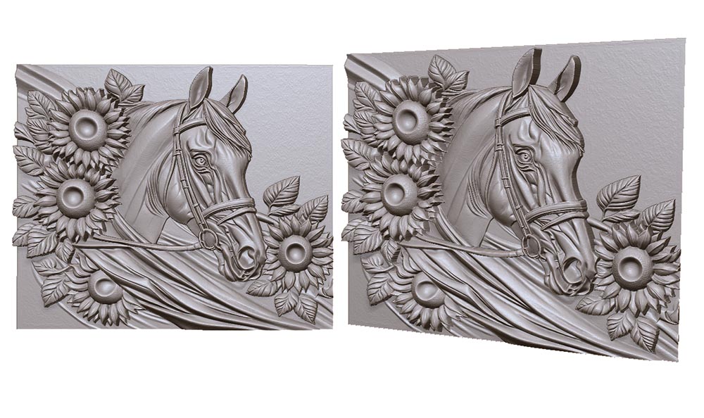 horse-in-sunflowers-3d-model-for-cnc-or-engraving-loshad-v-podsolnuhah