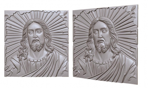 Jesus Иисус картина для чпу скачать 3д модель