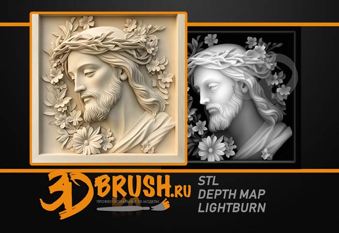 jesus-with-a-wreath-iisus-dlya-chpu-skachat-3d-model