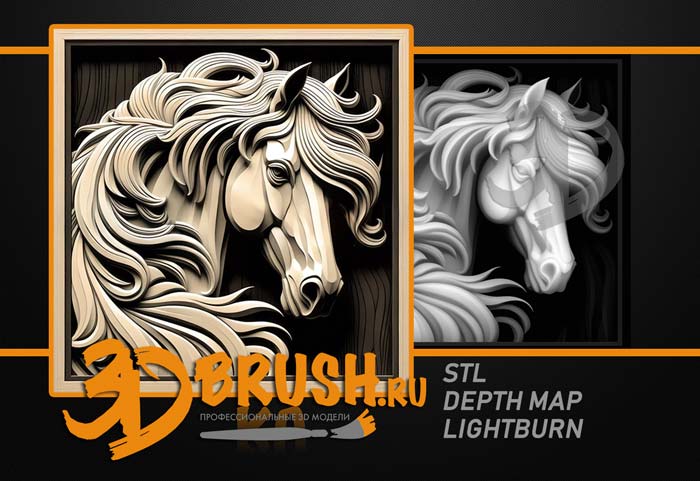 kartina-loshad-faktura-dereva-3d-model-painting-horse-wood-texture-3d-model-for-cnc-or-engraving