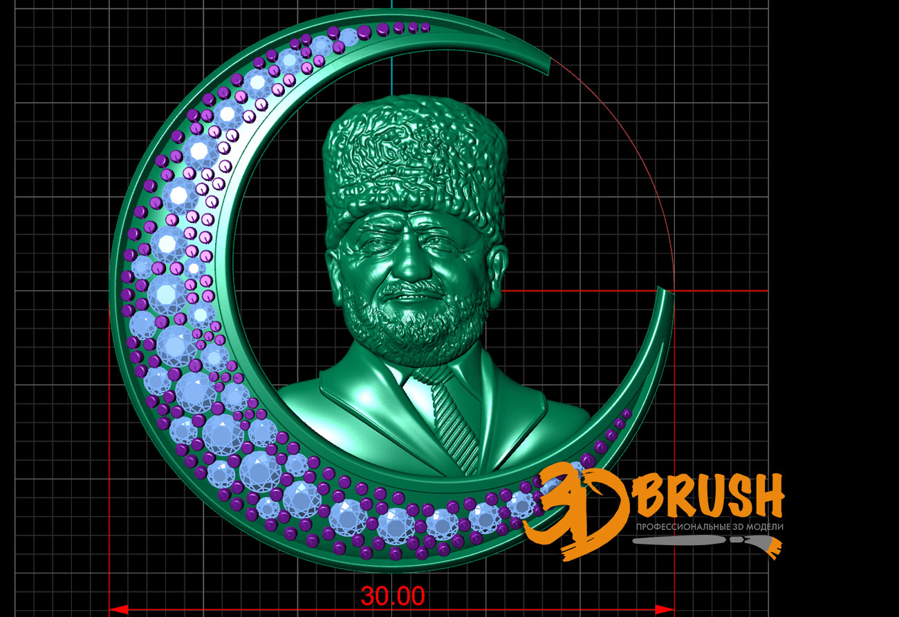 kulon-ahmat-abdulhamidovich-kadyrov-3d-portret1