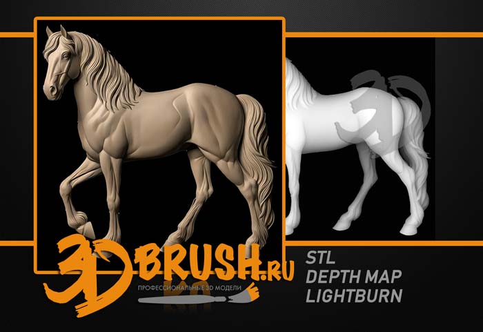 loshad-idet-vid-sboku-3d-model-horse-walking-side-view-3d-model-for-cnc-or-engraving