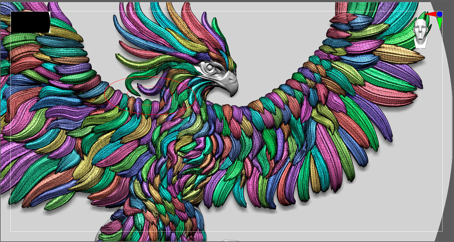 phoenix-pendant-3d-print-model