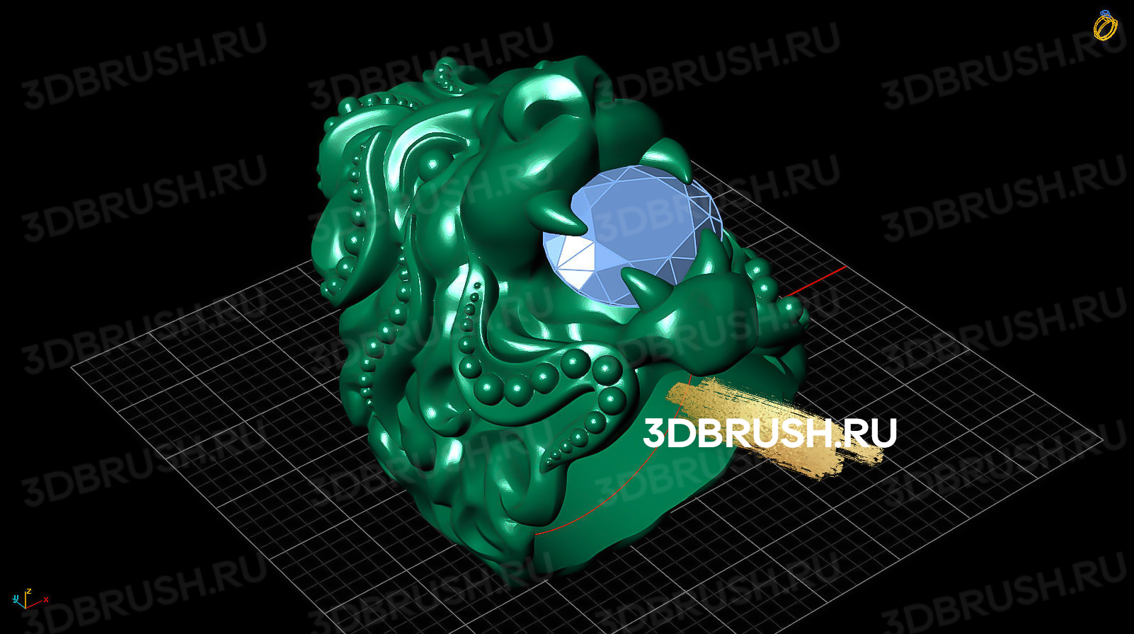 ring-lion-gucci-3d-print-model