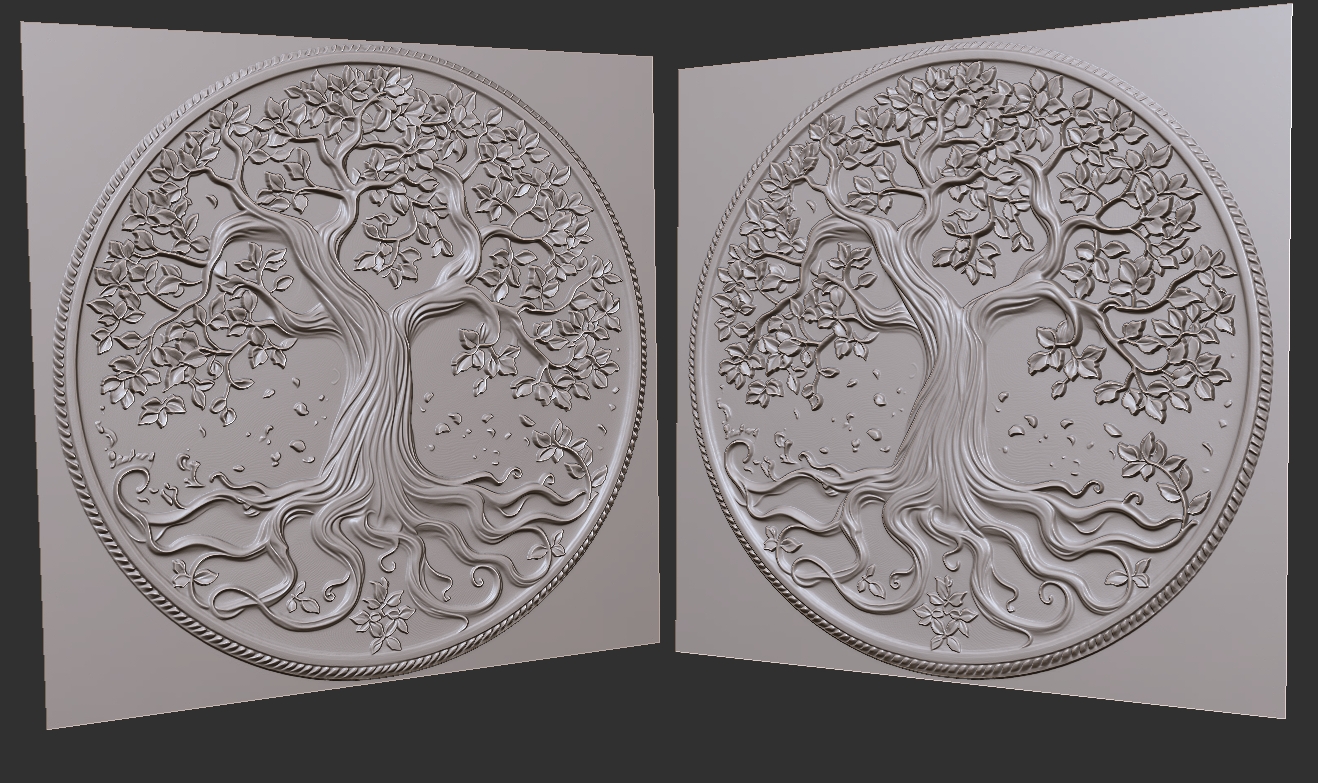 tree-of-life-on-a-coin-3d-for-cnc-engraving-laser-burning