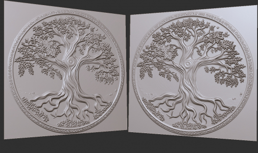 tree strong tree of life amulet, 3D pendant for CNC, engraving, laser burning,