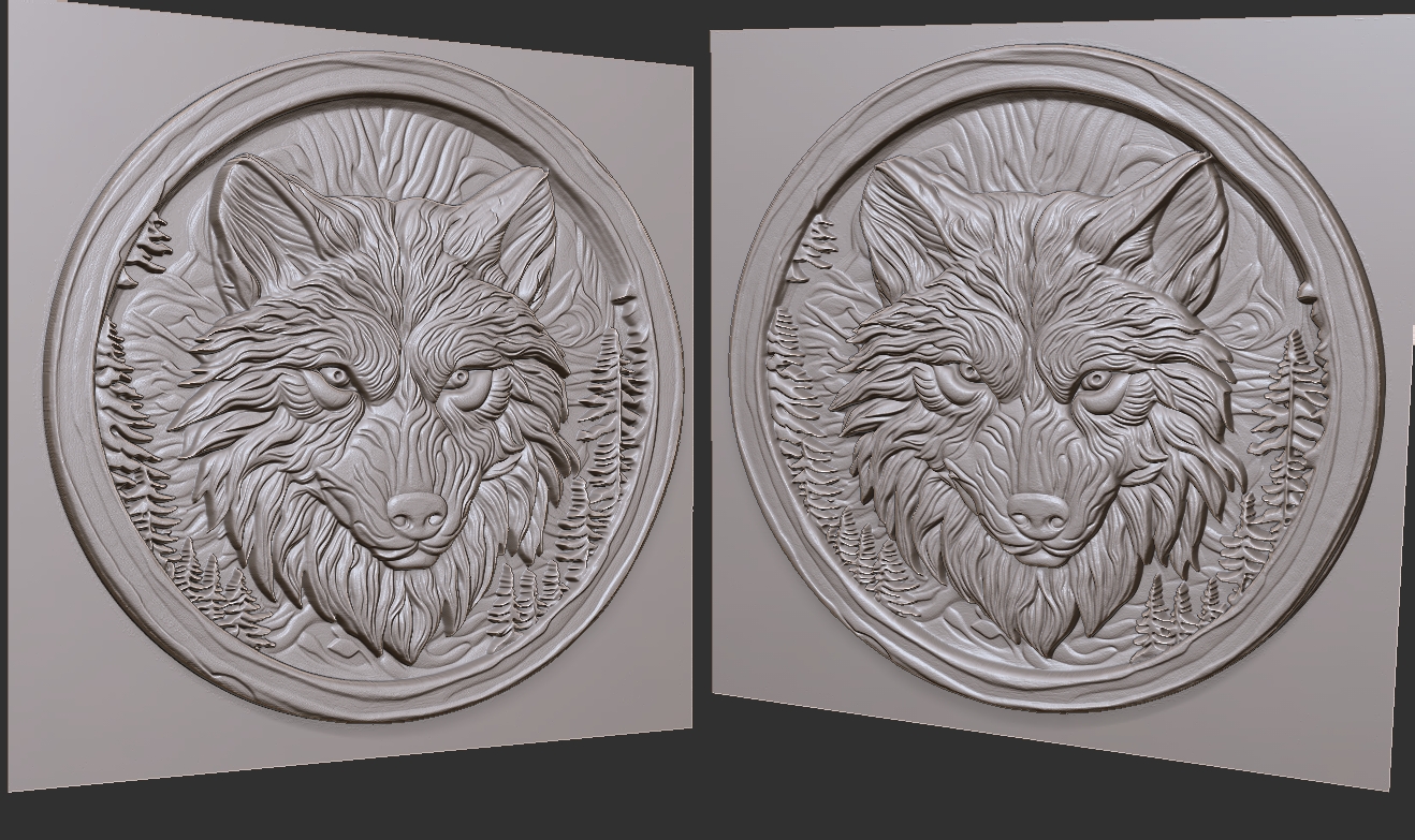 wolf-head-in-a-circle-for-cnc-laser-or-engraving